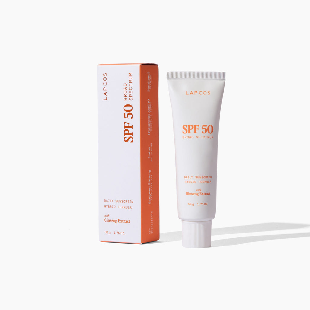 Luxuriöse Hybrid-Tages-Sonnencreme LSF 50+ mit Ginseng-Extrakt