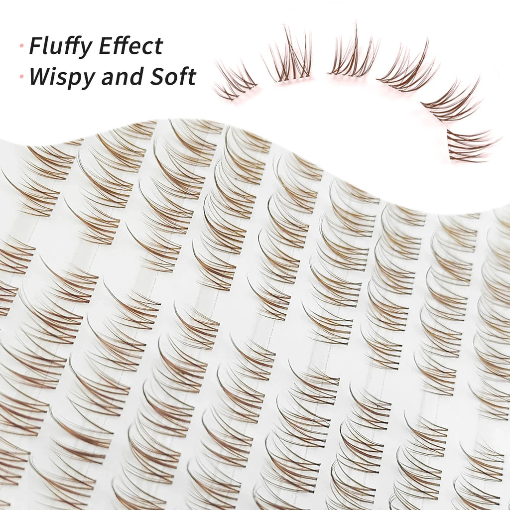 Caramel Sunflower DIY Eyelashes | Natural Beginner-Friendly Fake Lash Set