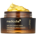 Medicube Deep Vitamin C Golden Capsule Face Moisturizer | Korean Glow Cream 1.94 oz
