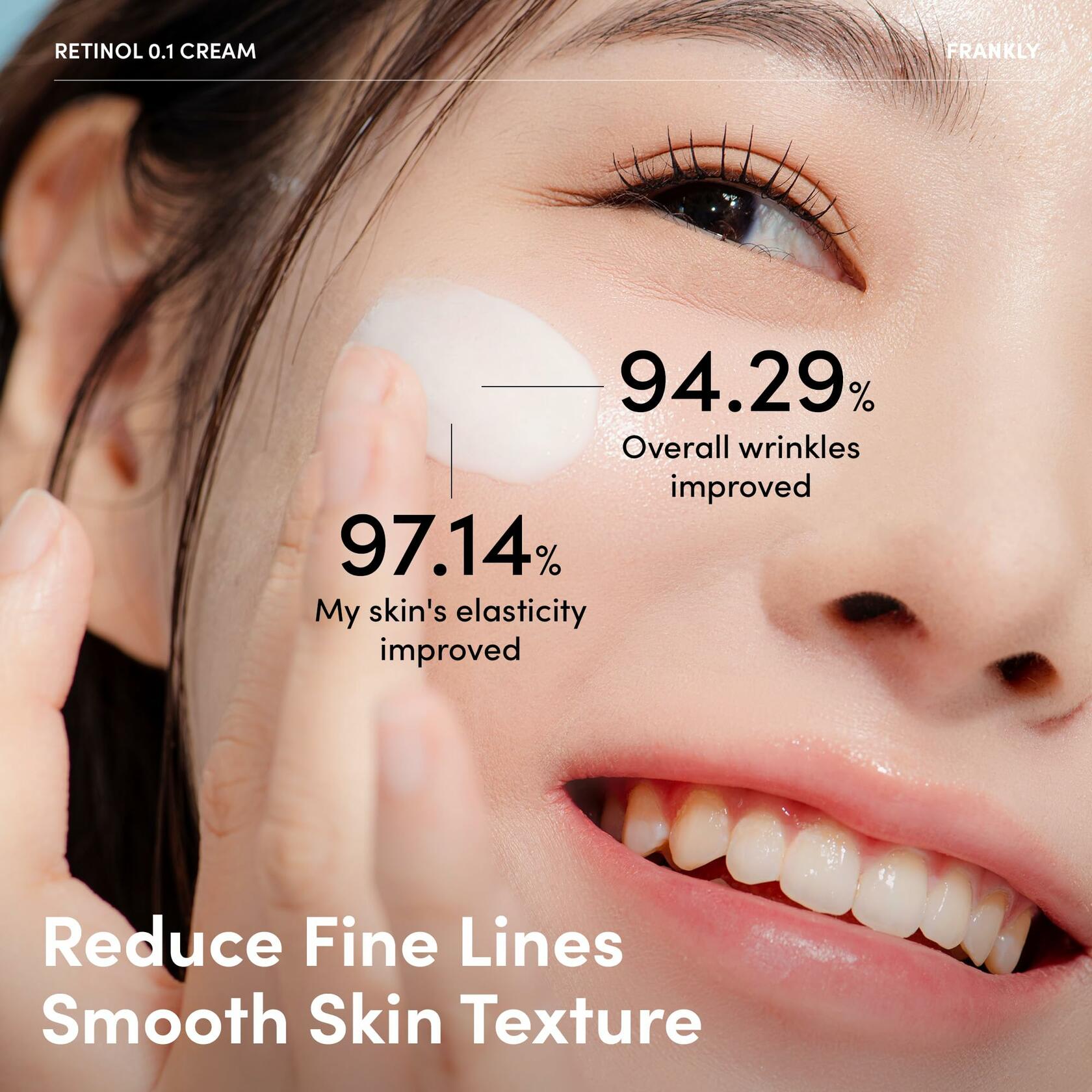 FRANKLY Retinol 0.1% Night Cream | Korean Anti-Aging Skincare 1.01oz