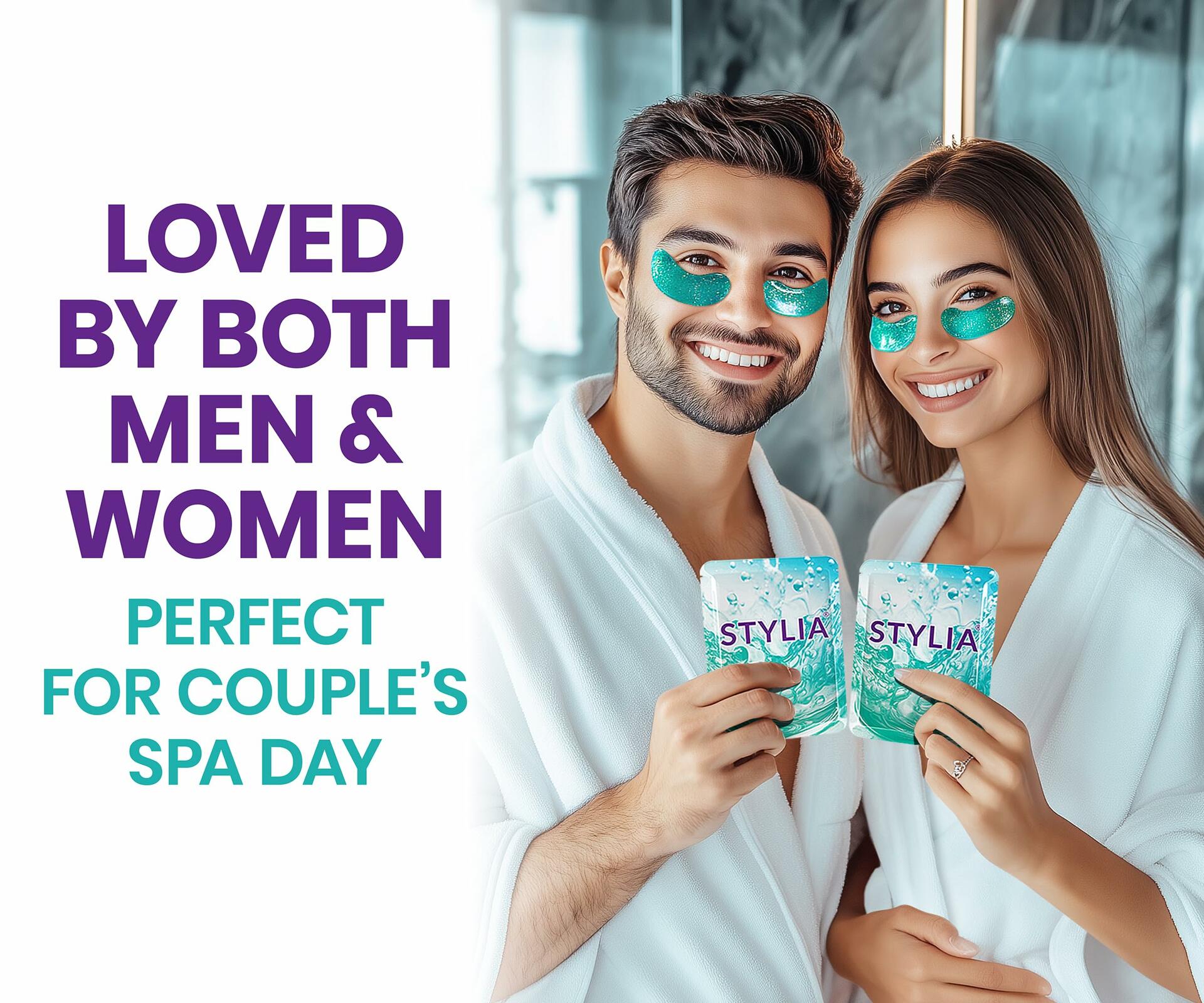 Stylia Under Eye Patches | Marine Collagen, Retinol & Vitamin C - 6 Pairs