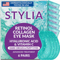 Stylia Under Eye Patches | Marine Collagen, Retinol & Vitamin C - 6 Pairs